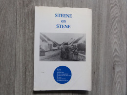 Stene - Oostende  * (Boek)  *  Steene En Stene   (plooi !!) - Oostende