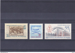ROUMANIE 1967  Yvert 2316, 2323, 2336, Michel 2606 + 2618-2619  NEUF** MNH Cote 4 Euros - Unused Stamps
