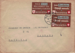 Geneve 1942 > Cadzand - Zensur OKW - Durchhalten Altstoffe Sammeln - Tenir Matieres - Cartas & Documentos