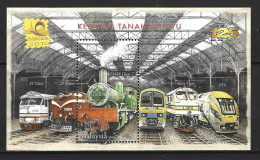 MALAISIE. BF De 2010. Locomotives/Surcharge "Bangkok 2010". - Trains