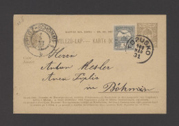 TOPUSKO 1900. Nice Uprated Ps Card - Postal Stationery