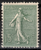 France 1903 N° 130b Type III Neuf * MH - 1903-60 Semeuse A Righe