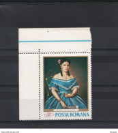 ROUMANIE 1968 Peinture, Jeune Femme Par Misu Pop, Coin De Feuille  Yvert 2371 NEUF** MNH - Neufs