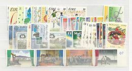 1990 MNH Ireland, Eire, Irland Year Collection, Postfris - Komplette Jahrgänge