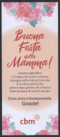 ITALIA - SEGNALIBRO / BOOKMARK - BUONA FESTA DELLA MAMMA - CBM ITALIA ONLUS - I - Marque-Pages