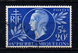 St Pierre Et Miquelon - 1944 - Entraide Française   - N° 314  - Oblit - Used - Usados