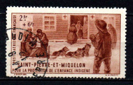 St Pierre Et Miquelon - 1942 - Œuvres De L' Enfance  - PA 2   - Oblit - Used - Used Stamps