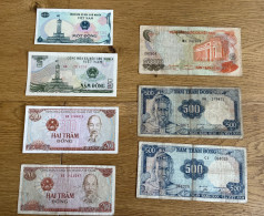 Lot De 7 Billets - Vietnam - A Voir ! - Vietnam