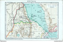 Bt558 Cartolina Militare Eritrea Mappa Cartina - Other & Unclassified