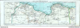 Bt560 Cartolina Militare Doppia Libia Settentrionale Cartina Mappa - Other & Unclassified