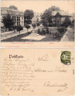 Zittau Ottokarplatz Mit Bismarkdenkmal Ansichtskarte Oberlausitz 1918 - Zittau