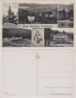 Ansichtskarte Bad Sachsa Mehrbildkarte (Schwimmbad, Katzenstein) 1936 - Bad Sachsa