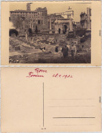 Rom Roma Partie Am Fprum (Privatfotokarte) Postcard  1932 - Otros & Sin Clasificación