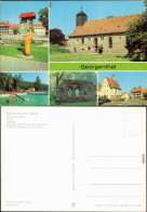 Georgenthal (Thüringen) Wanderwegweiser,  Waldbad FDGB-Erholungsheim   1982 - Autres & Non Classés