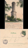 Rochlitz Aussichtsturm - Rochlitzer Berg Colorierte Ansichtskarte 1901 - Rochlitz