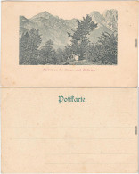 Ansichtskarte Kreuz Grainau Partie An Der Strasse Nach Badersee 1912 - Altri & Non Classificati