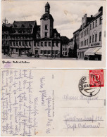 Glauchau Markt, Rathaus Und Geschäfte Ansichtskarte 1940 - Glauchau