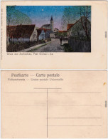 Zschochau-Ostrau (Sachsen) Dorfpartie - Lunakarte B Döbeln Riesa 1912 - Other & Unclassified