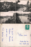 Ansichtskarte Lauenhain-Mittweida Burg, Stausee Mit Dampfer 1963 - Mittweida