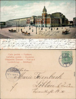 Ansichtskarte Kiel Partie Am Bahnhof 1904  - Other & Unclassified