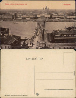 Ansichtskarte Budapest Panorama-Ansicht Mit Brücke, Dom 1908 - Hongrie