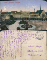 Ansichtskarte Leipzig Augustusplatz/Karl-Marx-Platz, Universität 1915 - Leipzig