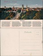 Ansichtskarte Münster (Westfalen) Panorama, Westfalenlied 1915 - Muenster