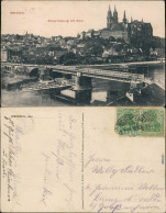 Ansichtskarte Meißen Schloss Albrechtsburg Mit Dom, Elbdampfer 1921 - Meissen