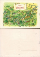 Ansichtskarte Treseburg Landkarten-Ansichtskarten: Das Bodetal 1976 - Altri & Non Classificati