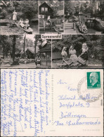 Lübben (Spreewald) Lubin  Schleuse, Spreewaldhof, Wendische-Trachten 1962 - Lübben (Spreewald)