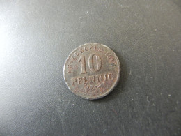 Deutschland Germany Bochum Gelsenkirchen 10 Pfennig 1918 - Kriegsgeld - 10 Pfennig