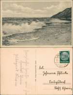 Postcard Misdroy Międzyzdroje Brandung Am Kaffeeberg 1934  - Pommern