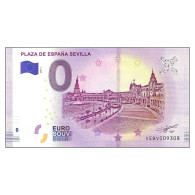C2540.2# 0 Euros. España. Sevilla, Plaza De España (SC) 2019-1A - [ 8] Vals En Specimen