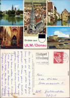 Ansichtskarte Ulm A. D. Donau Ulmer Münster, Donau, Häuseransichten 1987 - Ulm