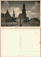 Dresden Georgentor, Schloss, Hofkirche, Semperoper 1956 Walter Hahn:10898 - Dresden