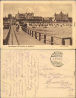 Ansichtskarte Zinnowitz Seebrücke - Hotels 1927  - Zinnowitz