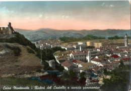 CAIRO MONTENOTTE (SAVONA) RUDERI DEL CASTELLO E PANORAMA - ED.CIRIA - VG FG - C0380 - Savona