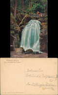 Ansichtskarte Rathen Künstlerkarte: Amselfall (Elbsandsteingebirge) 1905 - Rathen