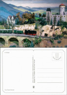 Postcard  Modelleisenbahn Im Flöhatal 1995 - Treni