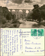 Ansichtskarte Jocketa-Pöhl Elstertalbrücke 1958 - Poehl