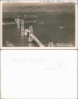 Postcard Oakland Luftbild Baybridge Im Bau 1932  - Altri & Non Classificati