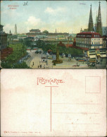 Ansichtskarte Innere Altstadt-Dresden Postplatz 1906 - Dresden