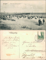 Ansichtskarte Göhren (Rügen) Strand Mit Landungsbrücke 1909 - Göhren