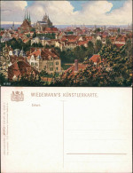 Ansichtskarte Erfurt Künstlerkarte - Blick Auf Die Stadt 1912  - Erfurt