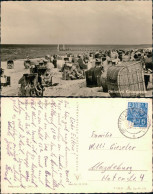 Ansichtskarte Kühlungsborn Strand Mit Strandkörben 1957 - Kuehlungsborn