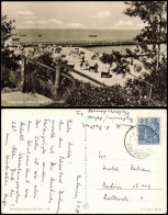 Ansichtskarte Lubmin Strand Ostsee Ostseebad Zur DDR-Zeit 1957 - Lubmin