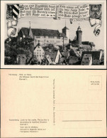 Ansichtskarte Nürnberg Blick Zur Burg 1960 - Nuernberg