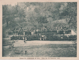 35 FOUGERES  -  Usine H. CORDIER Et Fils  -  Fete Du 10 Octobre 1921  - - Lugares