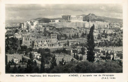 Greece Athens L'Acropole Vue Du Philoppape - Greece