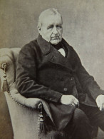 Photo CDV Durand à Lyon  Homme Très âgé Assis  Sec. Emp. CA  1865 - L436 - Antiche (ante 1900)